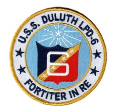 USS DULUTH LPD-6 Patch –Hook and Loop, 4in picture