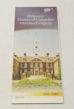2013 AAA Virginia Delaware Washington DC Maryland Virginia Road Map picture