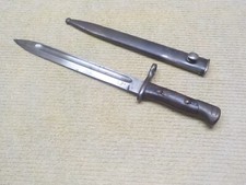 WW1 Chilean Model 1895 Mauser Bayonet Scabbard Weyersburg Solingen Blade WWI picture