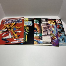 Captain Britain Marvel UK Magazines Lot Of 6 Alan Davis READ, SEE PHOTOS picture