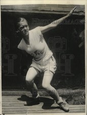 1928 Press Photo Track star Gloria Russell selected for Olympic Trials in Newark picture
