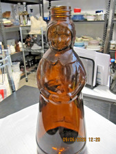 Vintage Amber Glass Mrs Butterworth Bottle 11
