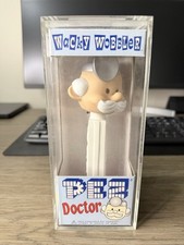 Vintage 2002 Funko Wacky Wobbler PEZ Doctor Bobblehead w/ Acrylic Case. NEW🔥 picture