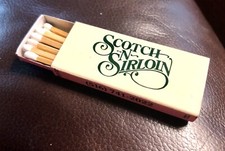 Scotch ‘N Sirloin Steakhouse, Carle Place New York, Slim Full Unstruck Matchbox picture