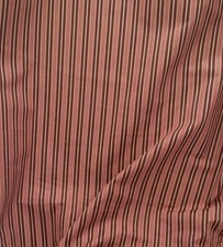 DONGHIA  Souk Stripe vertical woven France  brown cotton  new 2+  yards  picture