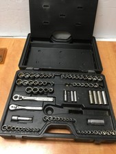 Sears Craftsman 76pc.Mechanics Tool Set Metric & SAE Sizes incomplete all USA picture