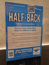 700HB E. Gerber Half-Back (Qty 100) - STANDARD Size Backing Boards (7