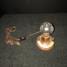 Edison lamp bulb replica Thomas Alva Edison Foundation (1979) vintage antique picture