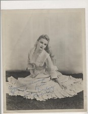 VINTAGE OUR GANG AUTOGRAPH JEAN DARLING LITTLE RASCALS PHOTO VINTAGE FANTASTIC picture