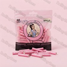 Blazy Susan Purize Pink Regular 9mm Active Carbon Filters 50ct Resealable Bag picture