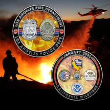 LAFD LAPD LOS ANGELES FIRE POLICE CALIFORNIA WILDFIRES  2.25