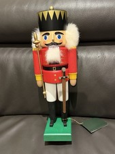 Vintage German King Nutcracker Erzgebirgische Volkskunst Germany Rare picture
