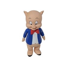 VINTAGE PORKY PIG PLASTIC RUBBER WARNER BROS ENTERTAINMENT COLLECTIBELE 7