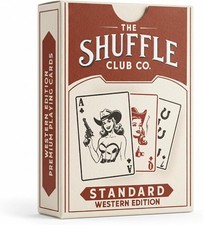 Western Playing Cards – Vintage Cowboy Deck with Custom Artwork – Poker & Bla... picture
