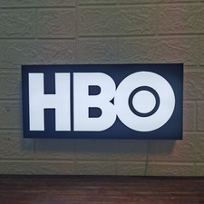 HBO Logo LED Lightbox | Fully Dimmable & Powered by USB fast shipment picture