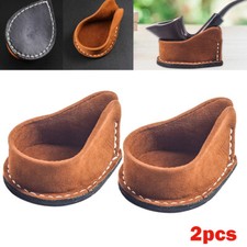 2x Smoking Pipe Holder Tobacco Rack Holding Stand Rest Single Cowhide Leather picture