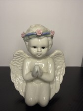 VTG Angel Figurine 1980s Ceramic 6