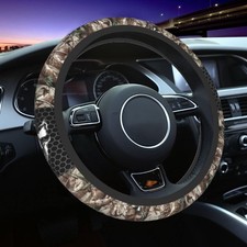 Universal 15 Camo Steering Wheel Cover - Non-Slip Neoprene Car Accessory picture