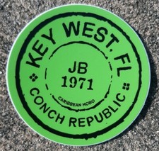  Caribbean Hobo Sticker decal Key West Havana Tropical Florida JB Conch Republic picture