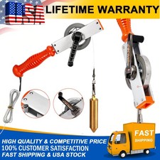 Oil Gauging Tape, 33ft Sounding Tape Measure for Oil Tanks, w/ 12.35oz Plumb Bob picture