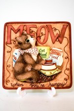 Meow When You're Hungry  642371  1 of 3 Plaques Calico Kittens Everything I Need picture