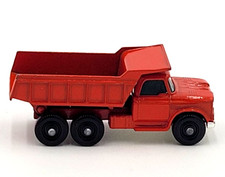 Vintage Matchbox Lesney Dodge Dumper Truck #48 Red Black Plastic Wheels picture