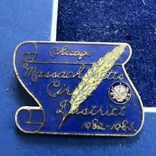 BPOE VINTAGE 1982-1983 Chicago- Massachusetts district Pinback picture