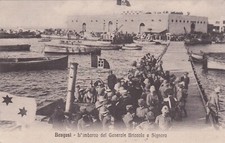 LIBYA - Bengasi - L'Imbarco del Generale Briccola e Signora picture