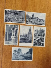 Lot of 6 Vintage Benares India Postcards Saeed Bros. Varanasi Unposted #1 picture