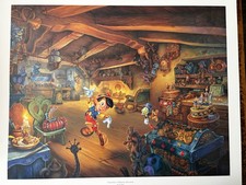 Tom DuBois Signed/ Numbered Disney Pinocchio's Magical Adventures