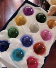 12 Naga Eye Thai Amulet Gem Stone Talisman Buddha Lucky Crystal Charm Wealth. picture