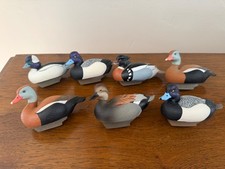 Ducks Unlimited Jett Brunet Miniature Duck Decoys Lot Of 7 picture