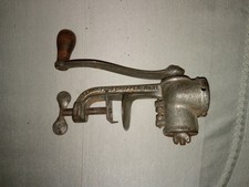 Vintage Rollman MFG USA Mini Food Chopper No. 11 Cast Iron Small Table Grinder picture