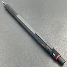 Vintage rOtring 600 0.5mm Mechanical Pencil Black Logo-less Old Model Rare picture