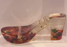 Shoe Shaped Sculpture made of Resin filled with Gummy Bears w/ Unknown Autograph picture