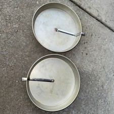 Two Vintage Comet Aluminum Cake Pans 8.5 Inches picture