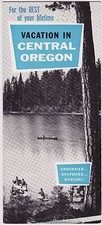 1950's Central Oregon Vacations  Promotional Brochure picture
