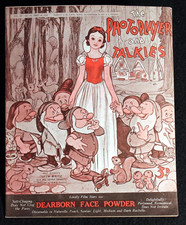 Walt Disney 1938 Snow White Magazine Cover Australia Photoplayer and Talkies picture
