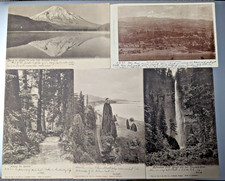 5 Vintage UNDIVIDED BACK Pre-1908 Postcards Portland Oregon Mount St. Helens++++ picture