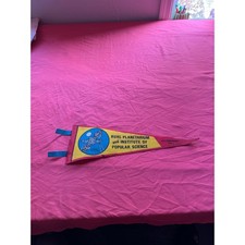Vintage Buhl Planetarium Pennant Pittsburgh PA Zeiss Projector Souvenir Pennant picture