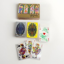 Bjorn Wiinblad Playing Cards Set Signed Dallas 1970 Sealed Deck Vintage picture