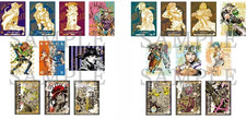 JOJO CARAVAN Exhibition Foil stamped clear card collection All Complete set 20 picture