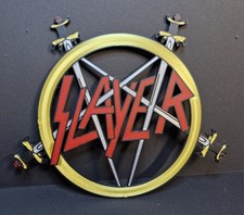 Slayer Pentagram Logo -  Thrash Metal  display logo heavy metal Mancave  picture