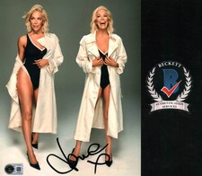 Hannah Waddingham Signed 8x10 Photo Beautiful Leggy Blonde Autograph BAS COA  picture