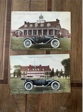 Antique Oakland Auto Advertising Postcard Set B&R Garage Long Beach CA picture