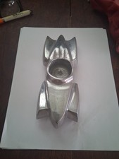 vintage cast aluminum streamline art deco race car ashtray or small catchall picture