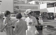 sl47 Negative 1960's Waco Texas  Women Vintage Cars Historical Parade 314a picture