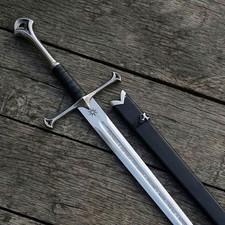 Anduril Narsil Sword King Elessar Steel Replica Lord of the Rings Hand Forged picture