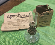 Antique Vapo Cresolene Vaporizer Medical Oil Lamp With Box & Instructions picture
