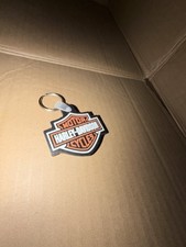 Harley Davidson Motorcycle Rubber Key Ring Keychain Laugermans York, Pa picture